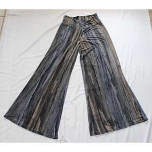 Clara Sun Woo Palazzo Womens Size Small Pull On Wide Leg Pants Boho Art To Wear